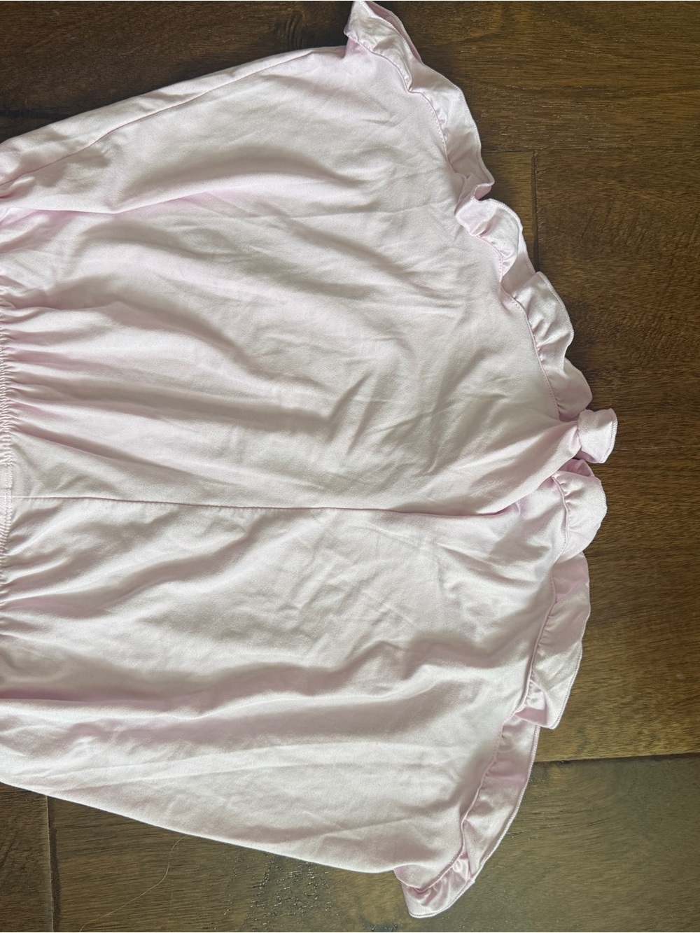 Everyday Ruffle Hem Sleep Shorts - Light Pink - Picture 4 of 4